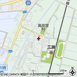 田川西コミュニティーセンター周辺の地図