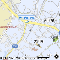 佐賀県伊万里市大川内町丙平尾2484周辺の地図