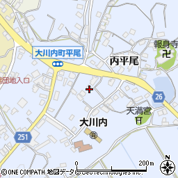 佐賀県伊万里市大川内町丙2457周辺の地図