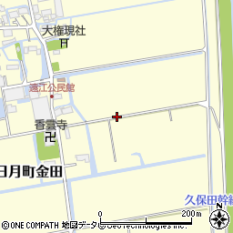 佐賀県小城市三日月町金田605周辺の地図