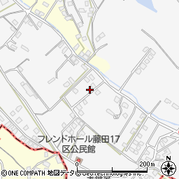 福岡県久留米市荒木町藤田1265-122周辺の地図