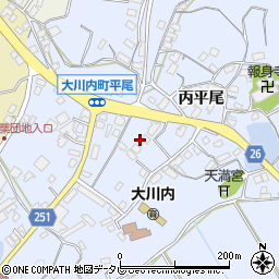 佐賀県伊万里市大川内町丙2454周辺の地図