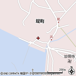長崎県平戸市堤町13周辺の地図