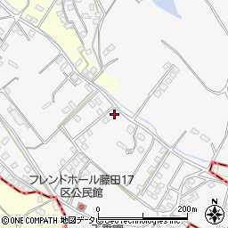 福岡県久留米市荒木町藤田1265-53周辺の地図