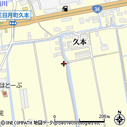 佐賀県小城市三日月町金田1014周辺の地図