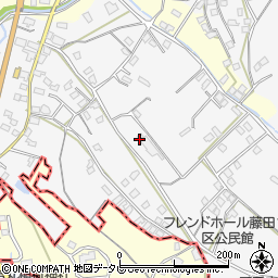 福岡県久留米市荒木町藤田1252周辺の地図