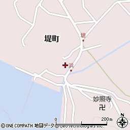 長崎県平戸市堤町28周辺の地図