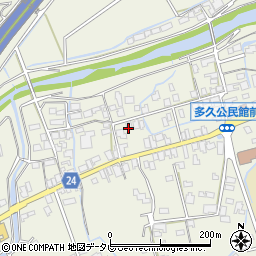 佐賀県多久市多久町東町周辺の地図