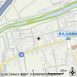 佐賀県多久市多久町（東町）周辺の地図