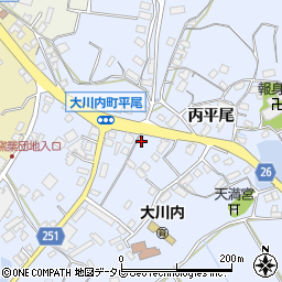 佐賀県伊万里市大川内町丙2455周辺の地図