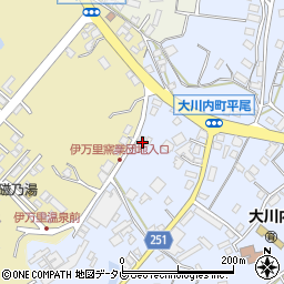 佐賀県伊万里市大川内町丙2525周辺の地図