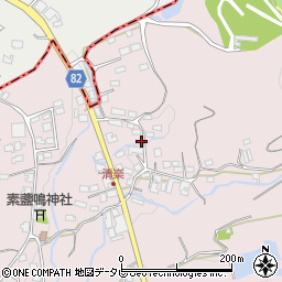 福岡県八女郡広川町日吉1135-4周辺の地図