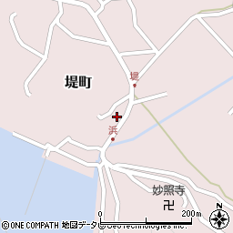 長崎県平戸市堤町21周辺の地図