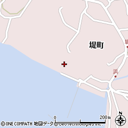 長崎県平戸市堤町169-1周辺の地図