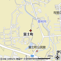 佐賀県伊万里市立花町富士町周辺の地図