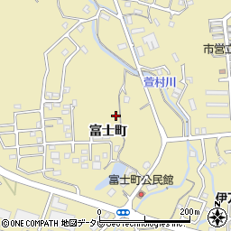 佐賀県伊万里市立花町（富士町）周辺の地図