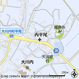 佐賀県伊万里市大川内町丙平尾2935-1周辺の地図