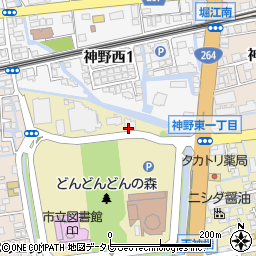 朝日新聞佐賀総局周辺の地図
