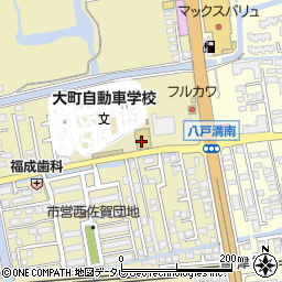 大町自動車学校　鍋島校周辺の地図