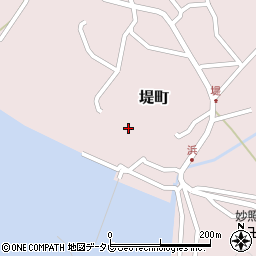 長崎県平戸市堤町46周辺の地図
