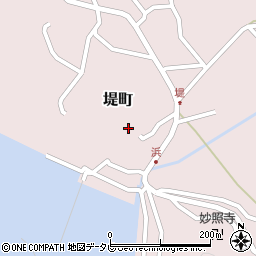 長崎県平戸市堤町58周辺の地図