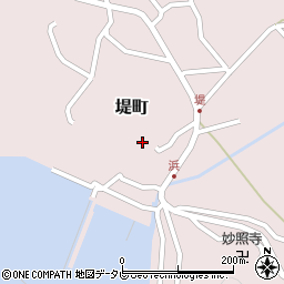 長崎県平戸市堤町58周辺の地図