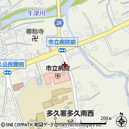 市立病院周辺の地図