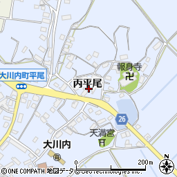 佐賀県伊万里市大川内町丙2944周辺の地図