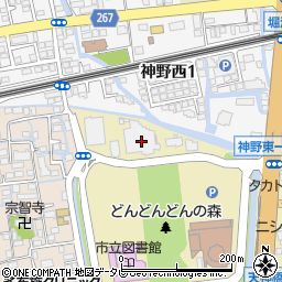 佐賀新聞社周辺の地図