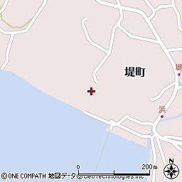 長崎県平戸市堤町158周辺の地図