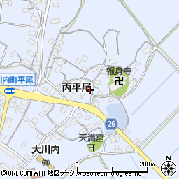 佐賀県伊万里市大川内町丙平尾2941周辺の地図