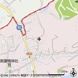 福岡県八女郡広川町日吉1139周辺の地図