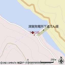 ＹＯＮＤＥＮ（電力）中村支店窪川お客さまセンター　津賀ダム管理所周辺の地図
