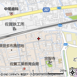 佐賀県佐賀市多布施4丁目10周辺の地図