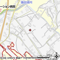 福岡県久留米市荒木町藤田1249-4周辺の地図