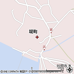 長崎県平戸市堤町57周辺の地図