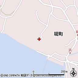 長崎県平戸市堤町156周辺の地図