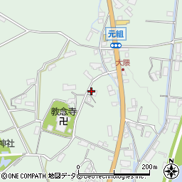 大分県玖珠郡玖珠町大隈1209-2周辺の地図