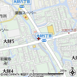 ドルチェ　佐賀大財店周辺の地図