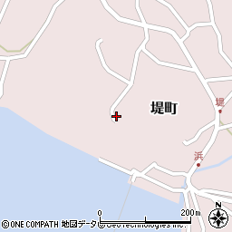 長崎県平戸市堤町119周辺の地図