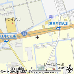 佐賀県小城市三日月町金田1065周辺の地図