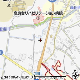 福岡県久留米市荒木町藤田1109周辺の地図