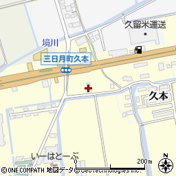 佐賀県小城市三日月町金田1103周辺の地図