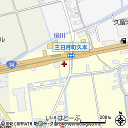 佐賀県小城市三日月町金田1101周辺の地図