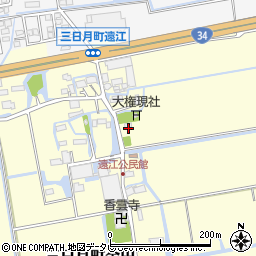 佐賀県小城市三日月町金田625周辺の地図