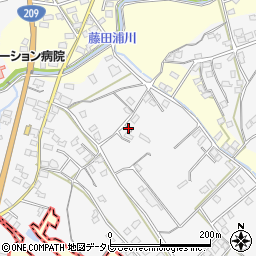 福岡県久留米市荒木町藤田1250周辺の地図