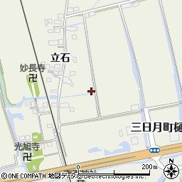 佐賀県小城市立石周辺の地図