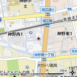 サーパス佐賀駅西周辺の地図