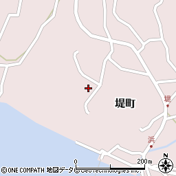 長崎県平戸市堤町150周辺の地図