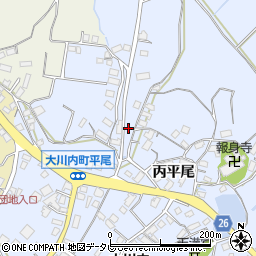 佐賀県伊万里市大川内町丙平尾2584周辺の地図